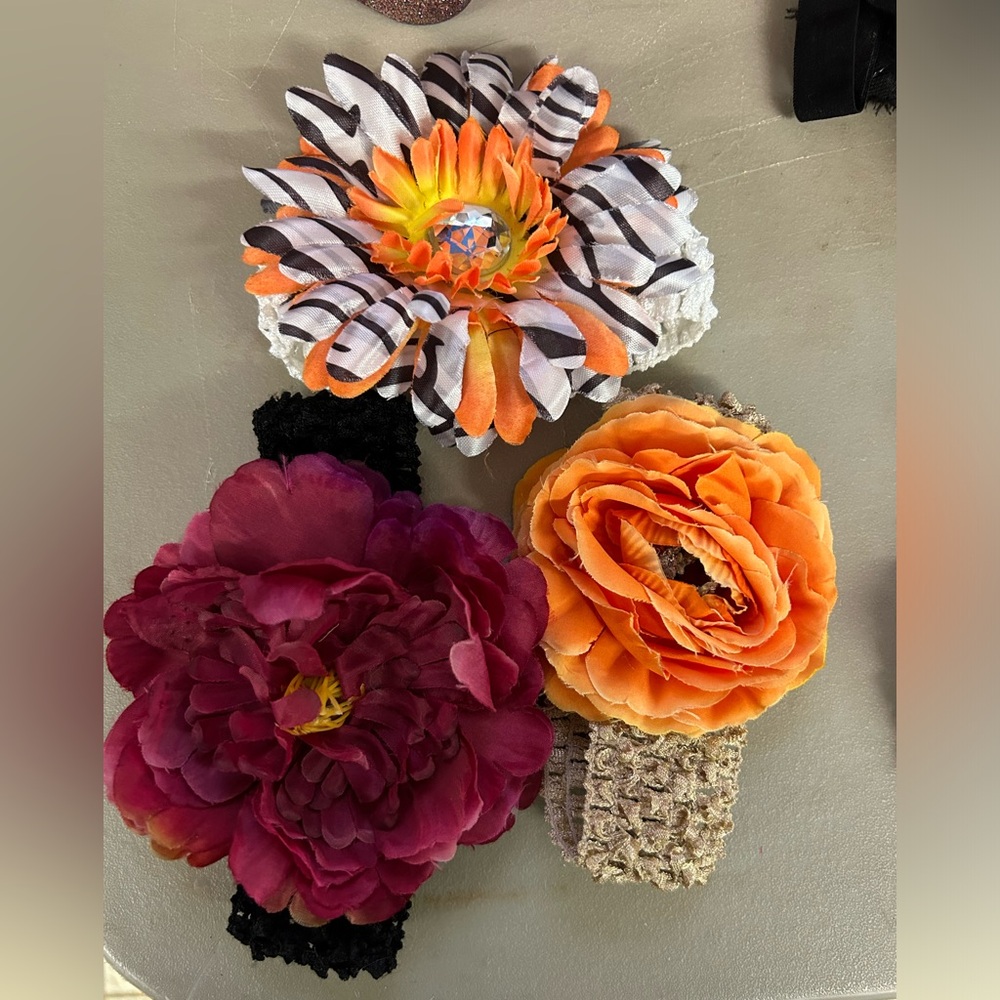 NWOT Set of 3 soft handmade headbands